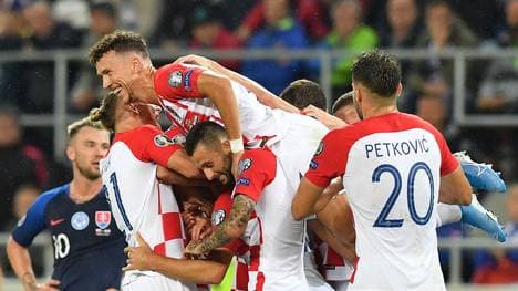 Ivan Perisic gehörte beim kroatischen Sieg gegen die Slowakei zu den Torschützen
