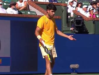 Traum-Finale geplatzt! Schon früh fängt Alcaraz an, zu hadern