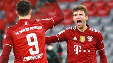 Robert Lewandowski (l.) und Thomas Müller sind im internationalen Vergleich das Maß aller Dinge