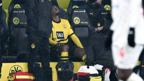 Sébastien Haller verletzte sich im letzten BVB-Spiel des Jahres gegen Mainz 05