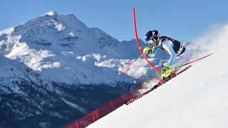 Mikaela Shiffrin liegt nach dem ersten Durchgang in St. Moritz in Führung