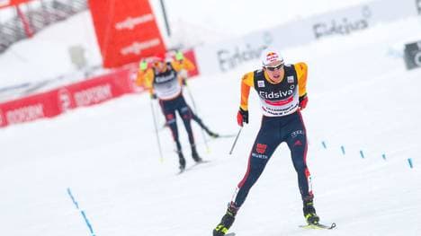 Vinzenz Geiger ist in Seefeld erneut aufs Podest gelaufen