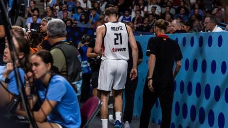 Justus Hollatz humpelte vor der Halbzeit vom Feld