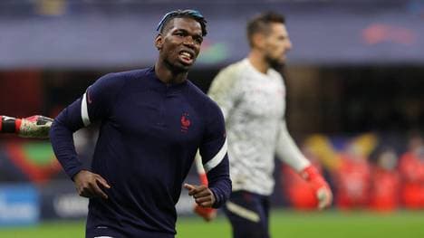 Paul Pogba verpasste Benjamin Pavard gegen Spanien einen Anschiss