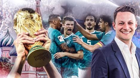 SPORT1 ist unter anderem mit Nationalmannschaftsreporter Jochen Stutzky (r.) vor Ort in Russland