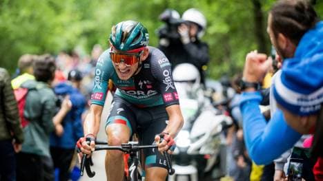 Kämna kann nicht mit der Spitzengruppe mithalten