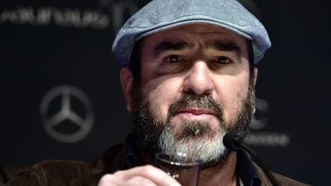 Eric Cantona bei einer Pressekonferenz vor dem Laureus World Sports Awards in Shanghai