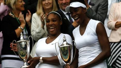 Die Schwestern als Wimbledon-Siegerinnen 2016