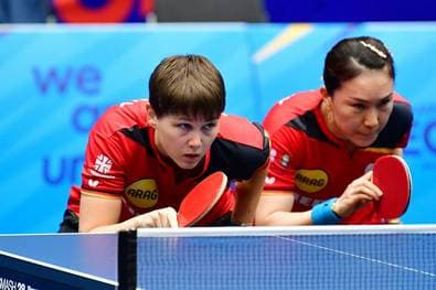 Tischtennis-Frauen verpassen Gold