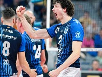 Volleyball: Friedrichshafen erreicht Halbfinale