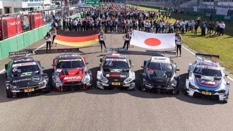 Die DTM bringt drei aktuelle Autos zum Gegenbesuch nach Japan