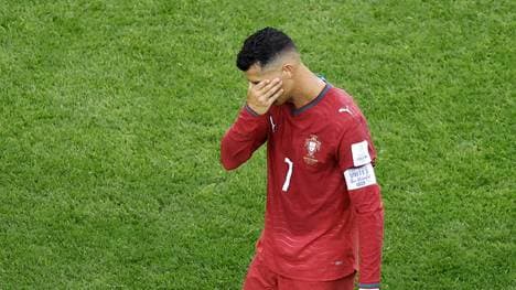 Cristiano Ronaldo scheiterte mit Portugal im WM-Achtelfinale 