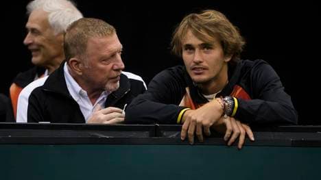 Boris Becker als Trainer von Alexander Zverev?