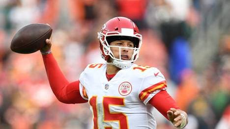 Patrick Mahomes (Kansas City Chiefs) jagt den Touchdown-Rekord von Peyton Manning