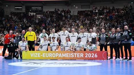 Das DHB-Team wurde nach dem Ägypten-Spiel geehrt