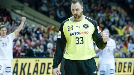 Andreas Wolff darf wohl bald wieder auf dem Feld jubeln