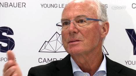 Franz Beckenbauer beim Camp Beckenbauer