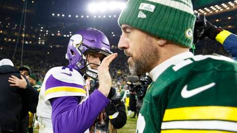 Schulterklopfen vom Gegner: Aaron Rodgers und die Packers sind wieder mittendrin