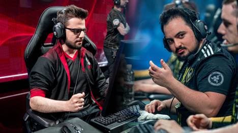 Vitality trifft im Spiel um Platz drei auf Misfits Gaming  - Die Spieler von links nach rechts - Maxlore (Misfits) und Jiiuzuke (Vitality)