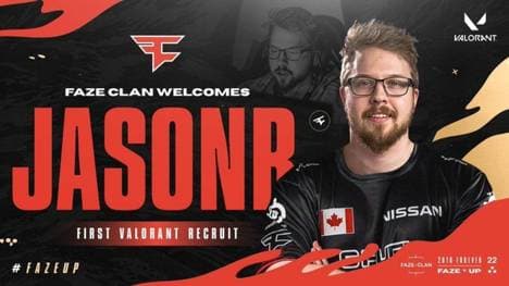 JasonR macht den Anfang - FaZe Clan steigt in Valorant ein 