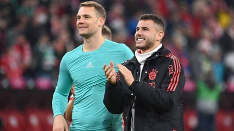 Bayern will Lucas Hernández (r.) halten
