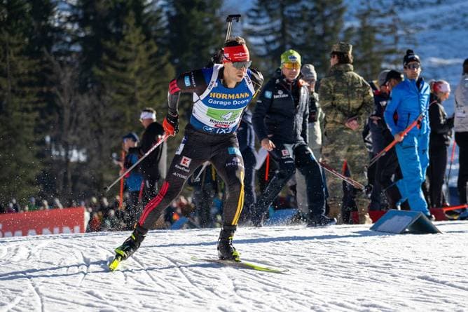 Deutsche Biathleten in der Verfolgung gefragt