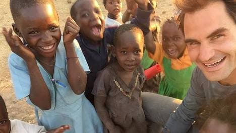 Roger Federer engagiert sich für Kinder in Malawi