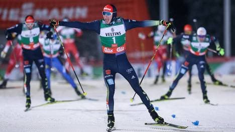 Terence Weber feierte in Ruka seinen ersten Weltcupsieg