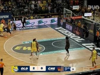 Spiel Highlights zu EWE Baskets Oldenburg - NINERS Chemnitz