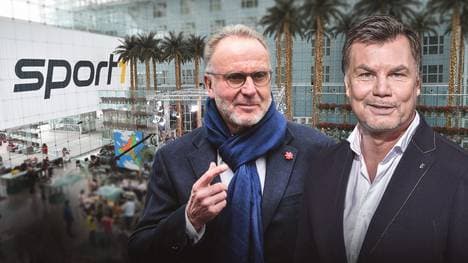 Vorstandsboss Karl-Heinz Rummenigge vom FC Bayern ist nach dem Kracher gegen Bayer Leverkusen im CHECK24 Doppelpass