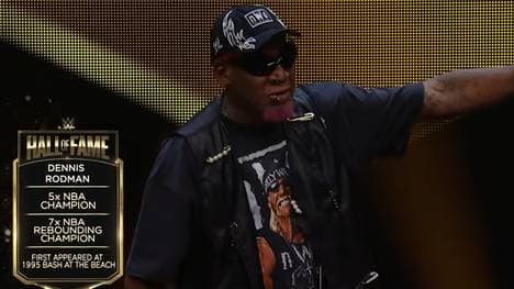 Dennis Rodman zog vor WrestleMania in die WWE Hall of Fame ein