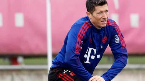 Robert Lewandowski fehlte im Training des FC Bayern
