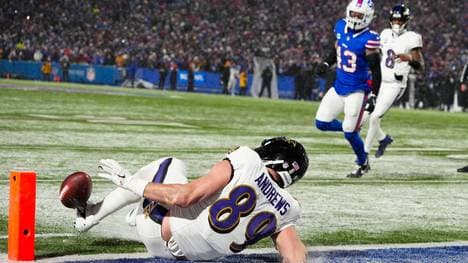 Mark Andrews verpasst gegen die Bills den Ausgleich für die Ravens
