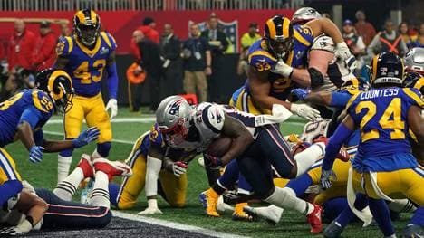 Die New England Patriots siegten im Super Bowl gegen die Los Angeles Rams