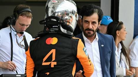 Mohammed Ben Sulayem, hier mit Lando Norris