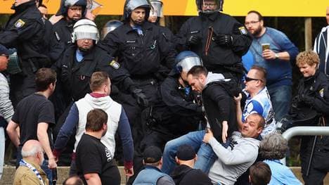 Rund um das Hessenderby ist es zu 530 Festnahmen gekommen