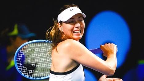 Maria Sharapova unterlag Jennifer Brady in Brisbane
