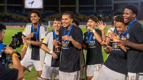 Bilal Yalcinkaya (2.v.l.) wurde mit Deutschland U17-Weltmeister
