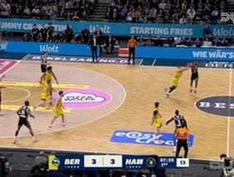Spiel Highlights zu ALBA BERLIN - Veolia Towers Hamburg