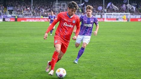 Kiels Shuto Machino verfehlte das leere VfL-Tor