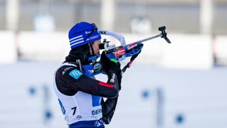 Franziska Preuß beim Weltcup in Oberhof