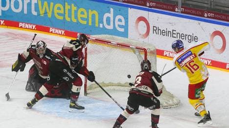 Die Kölner Haie waren im Derby gegen die Düsseldorfer EG weitgehend chancenlos