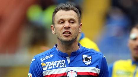 Antonio Cassano wechselte erst im Juli von Sampdoria Genua zu Hellas Verona