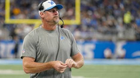 Headcoach Dan Campbell von den Detroit Lions