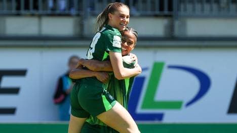 Brand und Jonsdottir jubeln