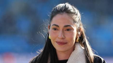 DAZN-Reporterin Ann-Sophie Kimmel im Einsatz