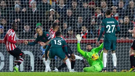 Liverpool verlor gegen Brentford