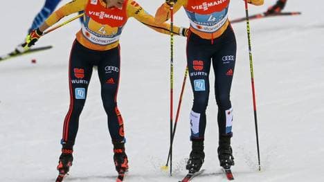 Victoria Carl (r.) erreicht nur Rang 25 im Sprint