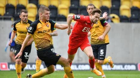 Dynamo Dresden ist auf der Aufstiegszielgeraden in der 3. Liga, gewann nun gegen Viktoria Köln