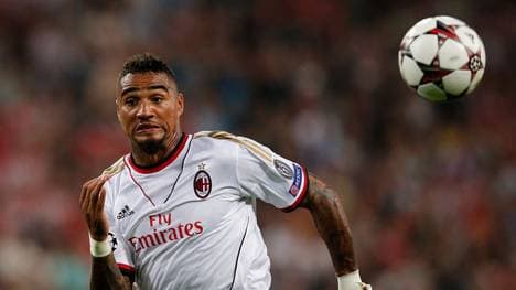 Kevin-Prince Boateng wird wohl ab Januar wieder das Trikot des AC Mailand überstreifen